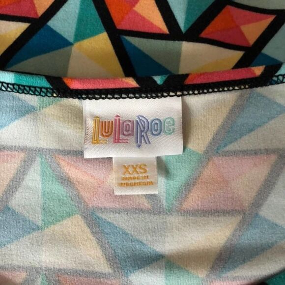 LuLaRoe Geometric Print Irma XXS - Picture 5 of 7